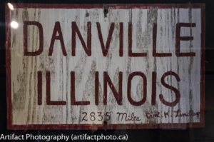 Reproduction of original sign by Carl Lindley