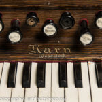 Karn reed organ, manufactured in Woodstock, Ontario, Canada