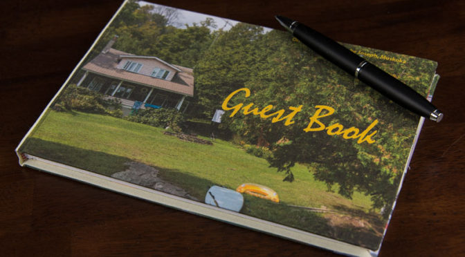 Cottage Guest Book