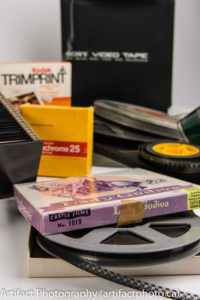 8mm, 16mm, and 35mm movies with Sony helical scan video tape