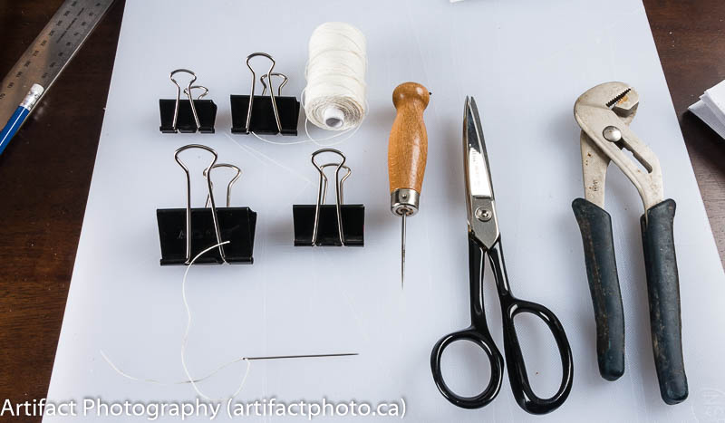 Tools needed for Japanese binding