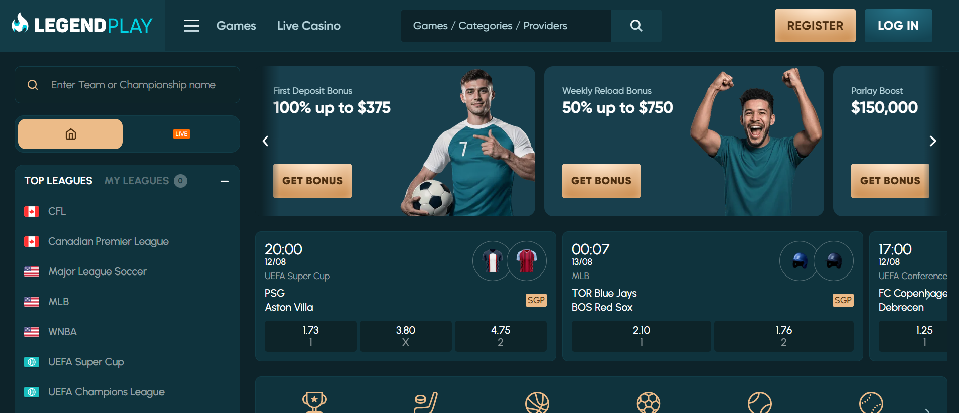 Legendplay gambling site